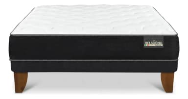 Cama Europea Belsogno Plus 2 Plazas Blanco