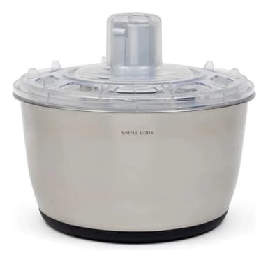 Centrifugadora de Verduras Simple Cook 6 L (acero inoxidable)