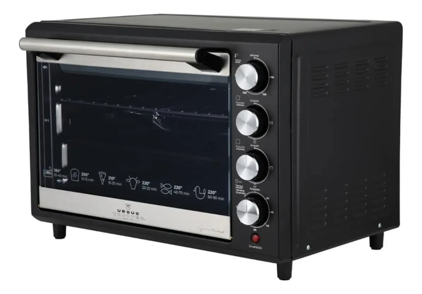 Horno Eléctrico Ut-backofen Pro-b 38l Color Negro Ursus Trotter