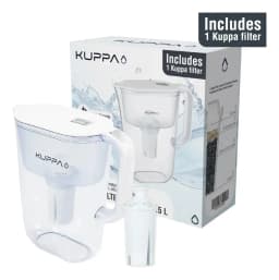 Jarro Purificador de Agua Kuppa 2,5 L con Filtro e Indicador LCD